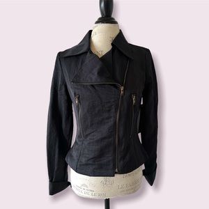 NWT Blazer Zipper Moto Jacket Small